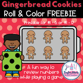 FREEBIE - Gingerbread Cookie Roll & Color Activity