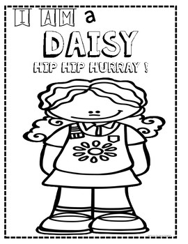 daisy girl scout printable coloring pages