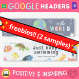 FREEBIE - Google Headers/Banners Distance Learning - Posit