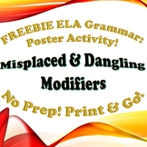 FREEBIE Grammar: Dangling & Misplaced Modifiers Illustration Assignment
