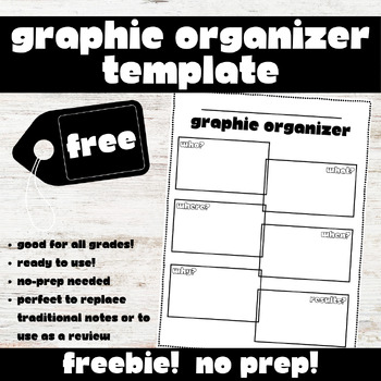 Preview of FREEBIE- History Graphic Organizer Template - Social Studies Graphic Organizer