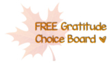 FREEBIE Gratitude Choice Board