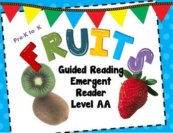 Preview of Guided Reading FRUITS