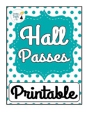 FREEBIE! Hall Pass Template - Editable in Google Docs & Drawings!