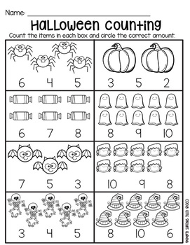 Free Printable Halloween Themed Strip Cards Missing Number, Pattern, and  Counting Cards – Miniature Masterminds