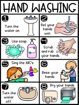 FREEBIE: Hand Washing Poster by Carolyn's Creative Classroom LLC