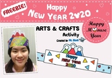 FREEBIE!  Happy New Year Activities 2020 ( New Year Art Cr