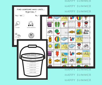 Preview of FREEBIE Happy Summer Pack