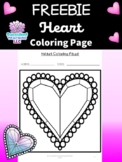 FREEBIE Heart Coloring Page