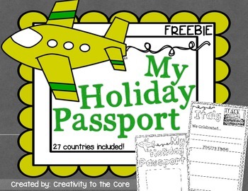 Preview of FREEBIE Holiday Passport