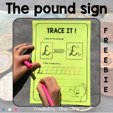 FREEBIE - How to write the pound sign