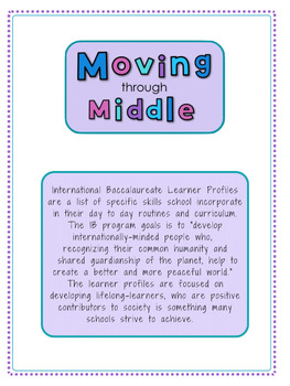 Preview of FREEBIE - IB Learner Profiles Poster - International Baccalaureate - FREEBIE