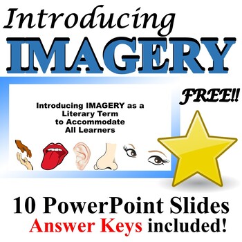 Preview of FREEBIE Imagery PowerPoint, Imagery Practice Activities