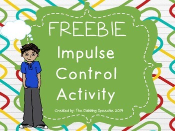 FREEBIE Impulse Control Activity