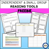 FREEBIE Independent Reading Activites and Tracking Materials