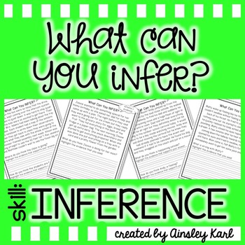 Preview of Inference Passages {read, use evidence + schema and infer} - PREVIEW!