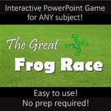 FREEBIE: Interactive PowerPoint Game:  The Great Frog Race