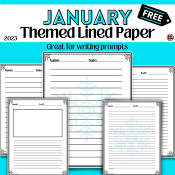 LINED WRITING PAPER FREEBIE INCLUDED