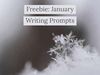FREEBIE January Writing Prompts by Melissa Etheridge | TPT