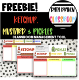 FREEBIE! Ketchup, Mustard & Pickles Classroom Management Tool