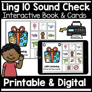 Preview of FREEBIE: LING MADELL HEWITT 10 Interactive Book & Cards