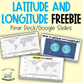 FREEBIE Latitude and Longitude Map Geography Skills Google
