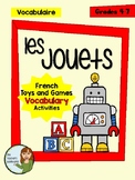 FREEBIE! Les Jouets - Beginner French toys and games vocab
