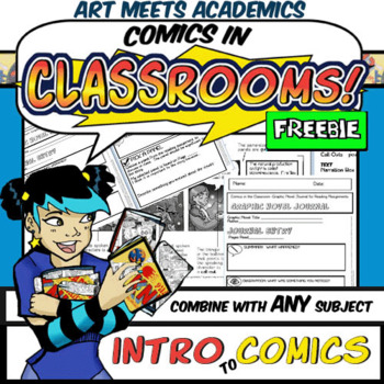 FREEBIE Lesson: Introduction to Comics (w. Graphic Novel Journal Pages!