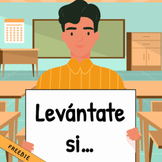 FREEBIE - Levántate si... Get to know your students Editio