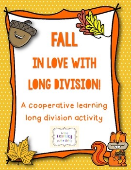 Preview of *FREEBIE!* Long Division Cooperative Learning Activity