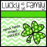 FREEBIE!!  Lucky To Be Family - March Project