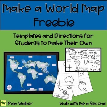 Preview of FREEBIE Make a World Map