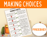 FREEBIE! Making Choices Flow Chart Handout