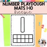 FREEBIE: Playdough Number Mats | Representing Numbers to 10