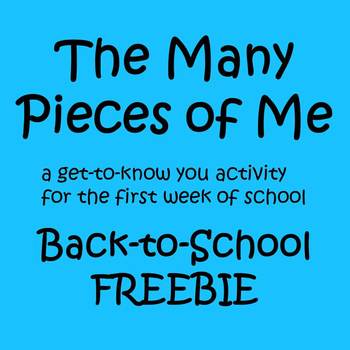 The Many Pieces of Me - First week activity