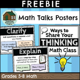 FREEBIE: Math Talks Posters (Grades 5-8)