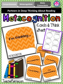 Preview of Metacognition and Comprehension Question Cards