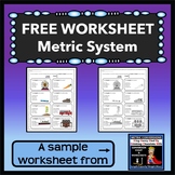 FREEBIE - Metric System Worksheet
