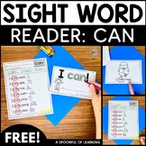 Sight Word Reader for 'Can' FREEBIE!!