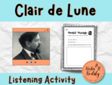 FREEBIE: Clair de Lune by Debussy - Listen & Respond Worksheet