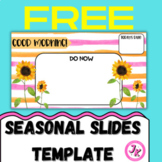 Seasonal Slides Template | GOOGLE SLIDES™ | Editable