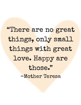 mother teresa quotes great things