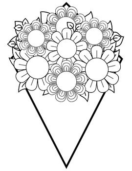 FREEBIE! Mother's Day Bouquet Coloring Page by Cheyenne Hurston | TPT