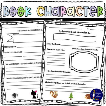 Describing a Favorite Book Worksheet by Teach Simple