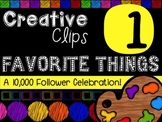 FREEBIE! My Favorite Things #1 {Creative Clips Digital Clipart}