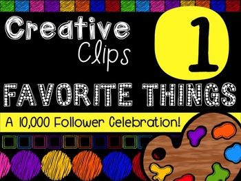 Preview of FREEBIE! My Favorite Things #1 {Creative Clips Digital Clipart}