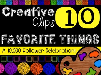Preview of FREEBIE! My Favorite Things #10 {Creative Clips Digital Clipart}