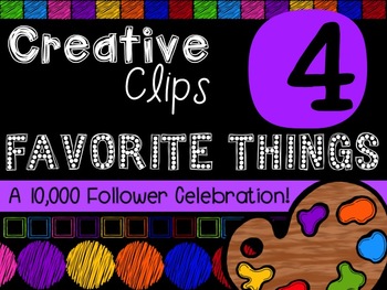 Preview of FREEBIE! My Favorite Things #4 {Creative Clips Digital Clipart}