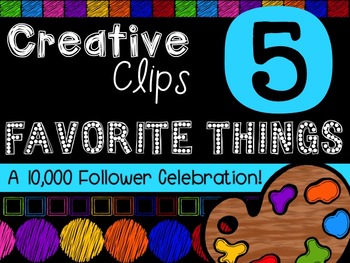 Preview of FREEBIE! My Favorite Things #5 {Creative Clips Digital Clipart}