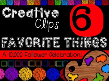 Preview of FREEBIE! My Favorite Things #6 {Creative Clips Digital Clipart}